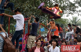 Chết cười với game thủ Việt chế ảnh "vỡ trận" ở công viên nước
