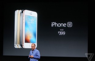 iPhone SE ra mắt: Y hệt 5S, chơi game mạnh ngang 6S, giá từ 8 triệu đồng