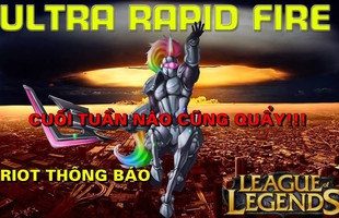 Riot thông báo: Cuối tuần nào gamer cũng được "quẩy" Một Cho Tất Cả, Máy Siêu Khủng Khiếp, U.R.F,..