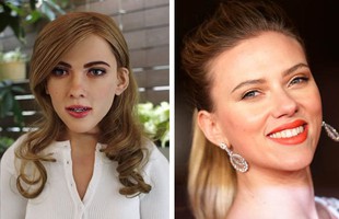 Bái phục fan cuồng bỏ ra 1 tỷ đồng làm rô bốt y hệt Scarlett Johansson