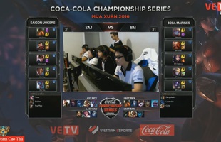 VCSA 2016: Nguyên nhân chí mạng nào khiến Boba Marines thất bại trước Saigon Jokers