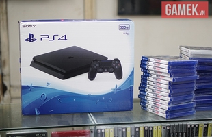 Cận cảnh máy PS4 Slim cực hot đầu tiên tại Hà Nội
