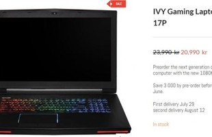 GTX 1080M cho laptop sẽ có 8GB VRAM nhưng không phải GDDR5X