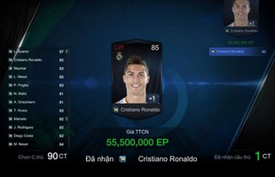 Top 5 cầu thủ đắt giá nhất FIFA Online 3 mùa 14T