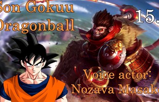 Top 20 giọng nói nhân vật Manga siêu đình đám lồng vào tướng tại máy chủ LMHT Nhật Bản