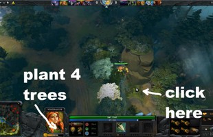Mẹo cực hữu ích DOTA 2: Stack Camp hiệu quả cho Windranger farm Acient ngay phút đầu
