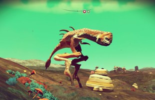 Choáng với quái vật có hình thù giống "của quý" trong No Man's Sky