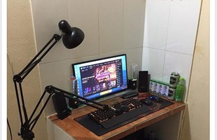 Game thủ Việt khoe góc chơi game "xó bếp" cực chất, cần gì phải bàn ghế khủng mới được chìm vào thế giới ảo?