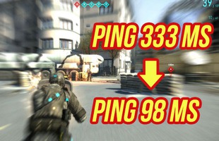 Xuất hiện phần mềm thần kỳ tiêu diệt giật, lag khi chơi game: Ping từ 300 giảm còn 98!