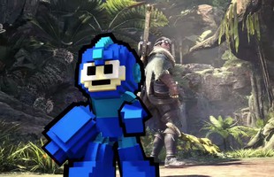 Không chỉ có game mới ra mắt năm sau, Mega Man còn "chui" vào cả Monster Hunter: World làm loạn khiến hàng vạn người thích thú