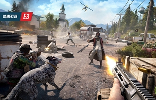 Far Cry 5: Cam đoan 100% đây là chú cún khôn nhất làng game, cắn địch cướp súng đem về cho chủ!