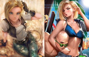 Chiêm ngưỡng những bức họa đẹp nhất của fan về nàng Android 18 trong Dragon Ball