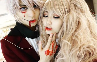 LMHT: So kè nhan sắc cặp đôi Hanssama - Liễu Ngọc và vợ chồng Mystic trong lối hóa trang kinh dị ngày Halloween