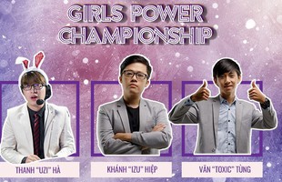 Bộ 3 bình luận viên nổi tiếng Izu - Uzi - Văn Tùng tái hợp tại giải đấu LMHT nữ Girls Power Championship