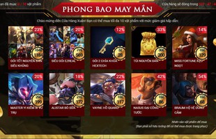 Đây là những điều game thủ LMHT cần biết về sự kiện "Phong bao may mắn Tết Mậu Tuất 2018"