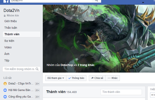 Dota2Vn “Come back” mạnh mẽ, group 154 nghìn thành viên chính thức mở lại