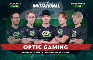 DOTA 2: Optic Gaming lên ngôi tại Starladder 5 Minor ngay trên đất Đông Âu