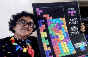 Kết hôn với Tetris, fan hâm mộ cuồng nhiệt nhất của tựa game xếp hình là đây chứ đâu!