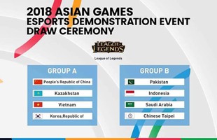 Bốc thăm chia bảng bộ môn LMHT ASIAN Games: Việt Nam rơi vào bảng tử thần, game thủ tố chủ nhà Indonesia cố tình bốc thăm gian lận