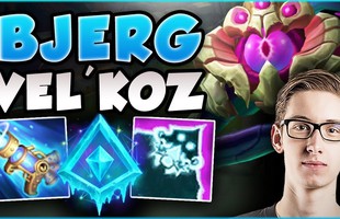 LMHT: Đu kịp trào lưu siêu hot Vel'Koz Nâng Cấp Băng Giá cùng TSM.Bjergsen