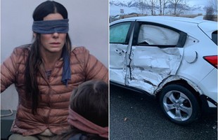 Đua đòi trào lưu "Bird Box Challenge" tài xế tuổi "Teen" nhận cái kết cực đắng