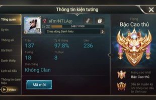 Liên Quân Mobile: Tràn lan nick "trăm trận lên Cao Thủ", nỗ lực chống gian lận của Garena "phá sản"