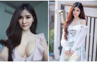 Cận cảnh vòng một đẫy đà của hot girl bỏ nghề cô giáo theo nghiệp người mẫu - thế nhưng ảnh quá khứ mới khiến dân mạng ngỡ ngàng