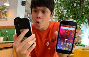 Cộng đồng YouTuber Việt phát cuồng vì chiếc điện thoại “ngửi” được chất độc hại CAT Phone!