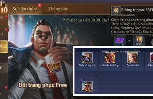 Liên Quân Mobile: Garena tặng FREE 5 skin nhưng thiếu lựa chọn vé quay, game thủ lại tâm tư