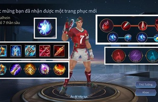 Liên Quân Mobile: Tổng hợp hướng lên đồ, bảng ngọc, Phù hiệu của 5 "cầu thủ bóng đá"