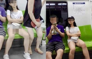 Đi tàu điện mặc váy ngắn lại còn quên nội y, hot girl xinh đẹp lộ "cảnh xuân" khiến dân mạng nóng mắt