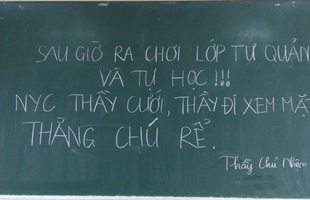 Cho lớp tự quản để đi ăn cưới người yêu cũ - Thầy giáo trẻ ngay lập tức gây sốt trên mạng xã hội