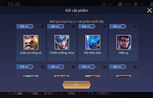 Liên Quân Mobile: Garena tặng khuyến mãi 10 skin bậc S sau 10 lượt Vẽ bùa, phí chơi lại giảm