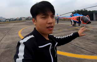 NTN chơi lớn, thuê hẳn trực thăng bay ngắm cảnh, người xem nhìn mà cảm thán "Chỉ biết ước"