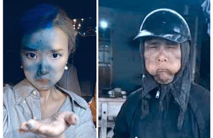 Nghi vấn Hot girl bôi đen mặt giống thanh niên "cầm đầu gà" để "câu like" trên mạng xã hội