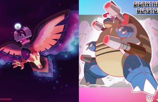 Ngắm loạt tranh vẽ tuyệt đẹp của fan hâm mộ về các loài Pokemon "siêu to khổng lồ"