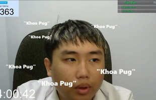 Một Youtuber Việt Nam quyết tâm nói "Khoa Pug" liên tục 10 tiếng để ủng hộ Khoa Pug