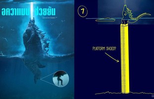 Làm thế nào Godzilla cao 120m có thể nổi giữa đại dương sâu cả nghìn mét? Internet đã có câu trả lời!