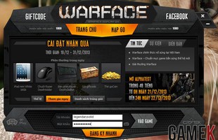 Cận cảnh bản cài Warface Việt Nam