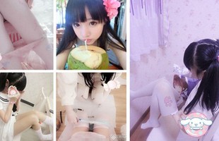Hotgirl... tiểu học tung loạt ảnh hở hang gây sốc
