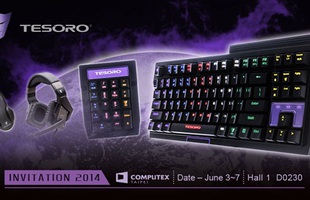 Tesoro hé lộ loạt gaming gear "khủng" dành cho game thủ