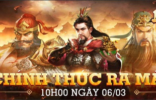 Chiến Long Tam Quốc chính thức ra mắt 10h00 ngày 06/03