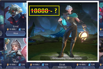 Liên Quân Mobile: Mức giá vàng thấp kỷ lục sắp được Garena áp cho tướng "Sổ Sứ Mệnh 11"
