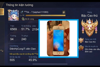 Chủ nick Liên Quân Mobile có 240 skin bị khóa TK: "Tôi dùng iOS, họ nói tôi sửa file APK"