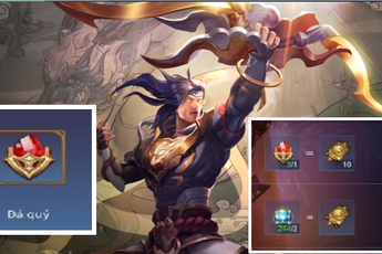 Liên Quân Mobile: Garena gây sốc khi đánh giá 1 Đá Quý chỉ ngang 20 Vé quay Kho Báu
