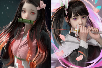 Rửa mắt đầu năm khi ngắm loạt fanart theo phong cách tả thực cực quyến rũ của các nhân vật trong Kimetsu no Yaiba