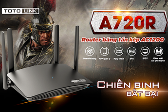 Chiến game mượt mà với Router Wifi AC giá rẻ TOTOLINK A720R