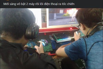 Game thủ vào quán, bật máy rồi... lôi điện thoại ra chơi LMHT: Tốc Chiến: Chủ quán net "xanh mặt" vì nỗi lo mất khách