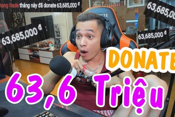 4 lần Độ Mixi được nhận donate "đẫm nhất" trong suốt sự nghiệp stream, tổng số tiền lên tới gần 300 triệu