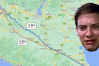 Người đàn ông đi bộ một mạch 418km để giải tỏa stress sau khi cãi nhau với vợ